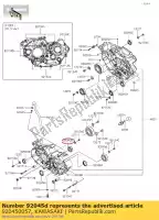 920450057, Kawasaki, Rolamento de esferas, 3tm-5x0391l kx450 kawasaki kx  f klx r kx450f klx450r kfx450r klx450 kx450 kx450x 450 , Novo