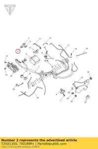 triumph T2501305 bezpiecznik mini 5a - Dół