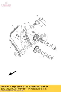 yamaha 1WS121700000 albero a camme 1 - Il fondo