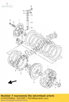 2146200B02, Suzuki, disco, cl. aperte suzuki dr  se dr350se 350 , Novo