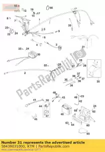 ktm 58439031000 caja digital cdi cb7418 - Lado inferior