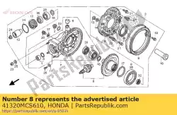 Qui puoi ordinare copertina sub assy, ?? Fi da Honda , con numero parte 41320MCS610: