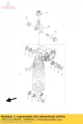 Aquí puede pedir conjunto de amortiguador, trasero de Yamaha , con el número de pieza 14B222104000: