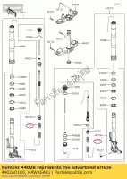 440260180, Kawasaki, garfo dianteiro com mola zr1000fef kawasaki  z 1000 2015 2016 2017 2018 2019 2020 2021, Novo