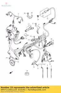 suzuki 0947112001LCP bulb 6v/1,7w - Bottom side