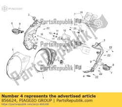 Aprilia 856624, Cobrir, OEM: Aprilia 856624