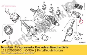 honda 13112MGE000 clip, spinotto, 18mm - Il fondo