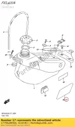 Ici, vous pouvez commander le protecteur, radia auprès de Suzuki , avec le numéro de pièce 1779628H00: