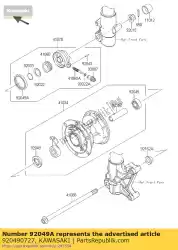 Here you can order the seal-oil,42x50x6 from Kawasaki, with part number 920490727: