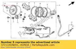 haakje van Honda, met onderdeel nummer 37211KEN691, bestel je hier online: