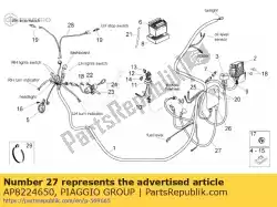 Here you can order the ht wire from Piaggio Group, with part number AP8224650: