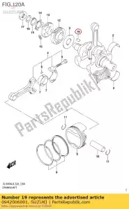 suzuki 0942006001 clé - La partie au fond