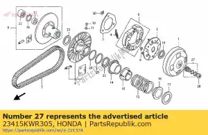 Honda 23415KWR305 collar, set, - Bottom side