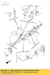 yamaha 1DX8591A0000 motorregeleenheid assy - Onderkant