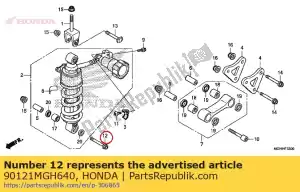 honda 90121MGH640 perno, brida, 10x64 - Lado inferior