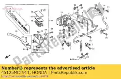 Qui puoi ordinare tubo a, fr. Freno da Honda , con numero parte 45125MCT911: