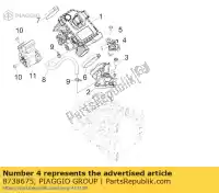 8738675, Piaggio Group, iniettore completo di connessione piaggio mp 125 2008 2009 2011, Nuovo