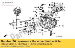 honda 9806958916 spark plug - Bottom side