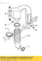 479707, Aprilia, air intake bellows, New