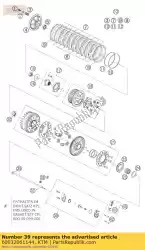 Qui puoi ordinare cilindro cpl. Lc8 07 da KTM , con numero parte 60032061144: