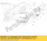 969124, Piaggio Group, couvercle de transmission derbi piaggio atlantis fly free rp8c52300 zip 50 100 2004 2006 2007 2008 2012 2014 2016 2017 2018, Nouveau