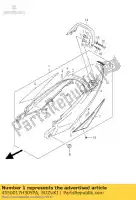 4550017H30YPA, Suzuki, montagem da capa, assento suzuki gsx  fu f fua fa gsx650fa 650 , Novo