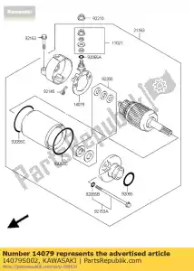 kawasaki 14079S002 holder-assy ksf400-a1 - La partie au fond