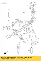 3342021E01, Suzuki, conjunto de bobina, ign.2 suzuki rf 600 900 1993 1994 1995 1996 1997 1998, Nuevo