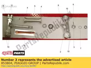 Piaggio Group 853804 gecentreerde bush offset - Onderkant