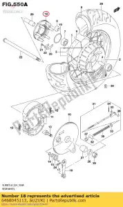 Suzuki 6468045113 montagem conjunta, rr h - Lado inferior