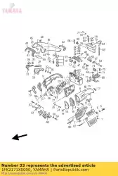 Aquí puede pedir cubierta, lado 6 de Yamaha , con el número de pieza 1FK2171X0000: