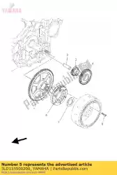 Aqui você pode pedir o conjunto inicial unilateral em Yamaha , com o número da peça 3LD155900200: