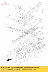 Aqui você pode pedir o braço, retransmissão em Yamaha , com o número da peça 11DF217A0000: