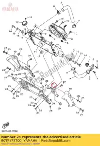 yamaha B9TF175T00 bracket 1 - Bottom side