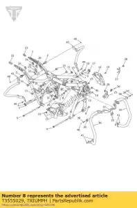 triumph T3555029 washer 10.5 x 23 x 2 - Bottom side