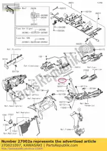 Kawasaki 270021097 relais-assy, ??position d'engrenage - La partie au fond