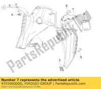 975506000G, Piaggio Group, Tablica rozdzielcza aprilia gilera  nexus sr sr max zapm3560, zd4m3560 zd4m357, zapm357 125 250 300 500 1998 2006 2007 2008 2009 2011 2016 2017, Nowy