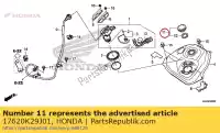 17620K29J01, Honda, tapón comp., llenado de combustible honda  110 2017 2018 2019, Nuevo