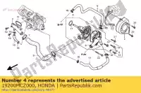 19200MCZ000, Honda, pompe à eau, eau honda cb 900 2002 2003 2004 2005, Nouveau