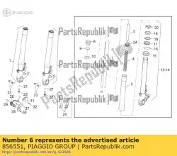 Aquí puede pedir émbolo derecho completar de Piaggio Group , con el número de pieza 856551: