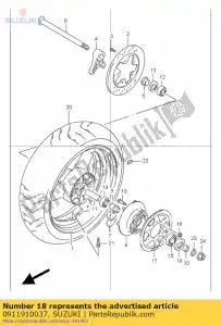 suzuki 0911910037 bullone - Il fondo