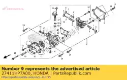 Qui puoi ordinare valvola, controllo dell'orifizio da Honda , con numero parte 27411HP7A00: