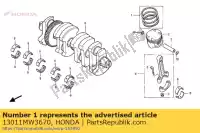 13011MW3670, Honda, zestaw pier?cieni, t?ok (std.) (riken) honda cb 750 1992 1994 1995 1996 1997 1998 1999 2001, Nowy