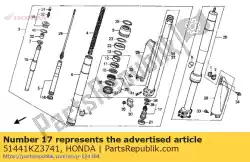 Qui puoi ordinare bolt.comp. Center da Honda , con numero parte 51441KZ3741: