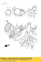 1134045G00000, Suzuki, deksel, koppeling erin suzuki lt r 450 2006 2007 2008 2009 2010 2011, Nieuw