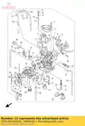 naald (#ndjs) van Yamaha, met onderdeel nummer 5TA14916JS00, bestel je hier online: