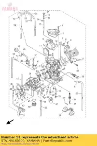 yamaha 5TA14916JS00 naald (#ndjs) - Onderkant