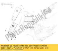 62114350RI, Piaggio Group, cubierta de la columna de dirección     , Nuevo