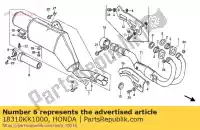 18310KK1000, Honda, brak opisu w tej chwili honda xr 250 1985, Nowy