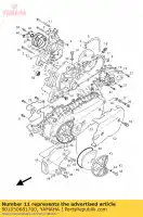 901050681700, Yamaha, bolt, flange yamaha nxc xc yw 125 2005 2006 2007 2008 2009 2010 2011 2012, New